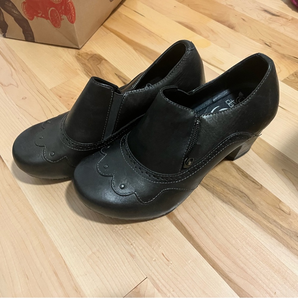 Dansko Black Heeled Shoes